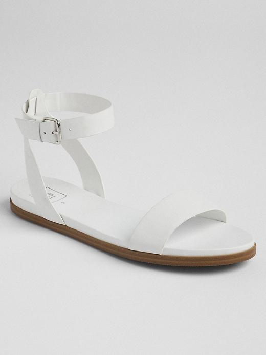 Ankle-Strap Flat Sandals